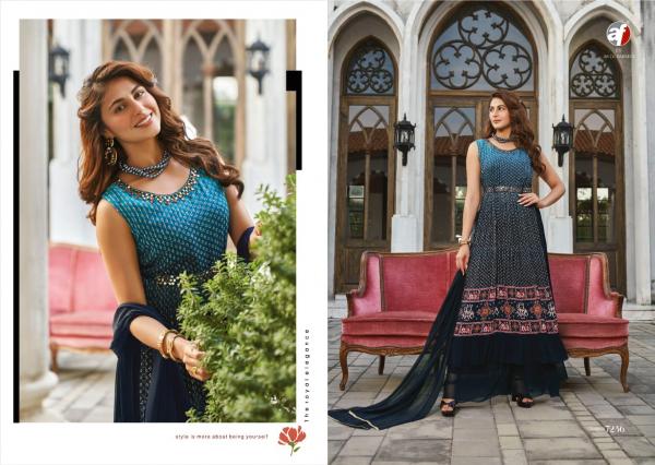 Af Feelings Vol 2 Party Wear Chinon Kurti With Bottom Dupatta Collection